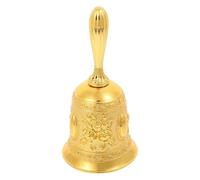 Sonnette D'appel Manuelle Rétro en Métal pour Restaurant et Bar | Style Vintage Classique, Alerte Rapide et Sonore, Usage Maison ou Salle de oloris Or