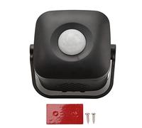 Sonnette de Bienvenue à capteur de Mouvement Infrarouge, Alarme de Porte à Volume réglable sans Fil avec 38 sonneries pour Magasin, ABS Noir 74 x 73 x 34 mm