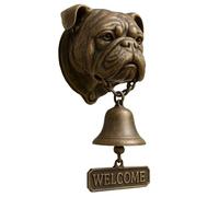 Sonnette De Bienvenue pour Chien, Boxer, Carlin, West Highland Bulldog, Cloche De Commerçant pour Ouverture De Porte, Panneau Extérieur pour Porte D'entrée, Porche, Maison