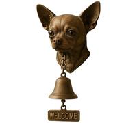 Sonnette De Bienvenue pour Chien, Boxer, Carlin, West Highland Bulldog, Cloche De Commerçant pour Ouverture De Porte, Panneau Extérieur pour Porte D'entrée, Porche, Maison