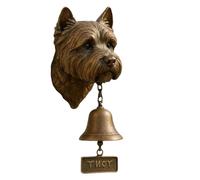 Sonnette de bienvenue pour chien, rustique vintage décoratif à fixer au mur - Cloche d'entrée de porche pour portail, jardin, cour, maison