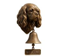 Sonnette De Bienvenue pour Chien,Sonnette De Bienvenue pour Chien Boxer,Labrador,Carlin,Bouledogue,Cloche Suspendue,Ornement De Porte Suspendu,Panneau Extérieur pour Porte D'entrée,Porche,Maison