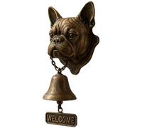 Sonnette de bienvenue vintage en fonte pour toutes sortes de chiens - Cloches d'entrée murales sans fil pour porche, porte d'entrée, jardin, cour, décoration d'Halloween