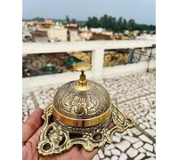 Sonnette de bureau en laiton pour rehausser votre expérience de réception d'hôtel, de vente au comptoir et de service