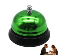 Sonnette de bureau en métal - Sonnette de réception portable pour bar, bureau, hôtel, comptoir, cuisine