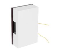 Sonnette de câble, 5.9 × 3.7 × 1.8 dans le carillon fixé au mur manuel sonnette Ding Dong Bell a câblé alarme carillon porte pour le système maison contrôle