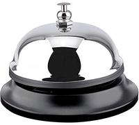 Sonnette de Comptoir,Sonnette de Service Cloche D'appel Cloche de Cuisine en Acier Inoxydable pour Service a la Main, Service de majordome, Boutique, comptoir, Theatre, Jeu Dramatique