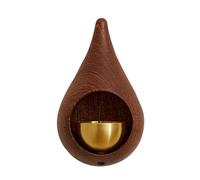 Sonnette de marchand pour ouvrir des portes - Cloches de porte rétro en laiton et bois lors de l'ouverture de la porte | Cloche à vent pour cheminée | Sonnette magnétique pour commerçants, pour