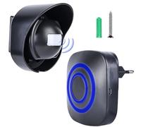 Sonnette de porte avec détecteur de mouvement, alarme de passage avec 38 sonneries, alarme de route, détecteur de mouvement, alarme de porte, détecteur de mouvement, sonnette de porte pour affaires