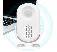 Sonnette de porte avec détecteur de mouvement pour entreprises, sonnette de porte lorsque la porte est | Sonnette d'entrée de magasin de bureau Capteur de mouvement pour sonnette USB Rechargeables