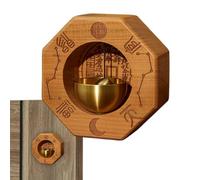 Sonnette de porte de commerçant,cloche de commerçant - Diagram Design Alerte d'ouverture de porte attachée magnétique | Ornements de porte d'entrée en bois, décoration suspendue, anneau de sonne