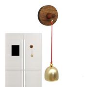 Sonnette de Porte de Magasin - Vintage - Sonnette de Porte décorative autocollante - Design en et Bois - Cloche de réfrigérateur créative pour Pendaison de crémaillère, Porte de Grange, Cadeau
