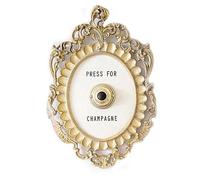 Sonnette de Porte Décorative de Luxe, Sonnette de Vin de Champagne Vintage D'Halloween, Décoration de Table Créative de Presse élégante Ornement de Plaque Murale de Sonnette pour les(#1)