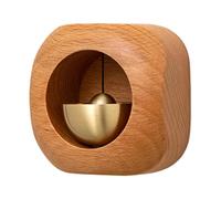 Sonnette de porte en bois - Cloche d'ouverture de porte magnétique - Carillon de vent - Tôle magnétique sur le dos - Intégrez les pièces moulées selon l'aspect sans - Parfait pour les