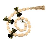 Sonnette de Porte pour Chien pour l'Apprentissage de la Propreté | Alarme De Dressage À La Pipi,Sonnette De Porte À Perles En Bois Avec Montage Ajustable Destinée Aux Chiens - Pour Toilettes Voyage Sa