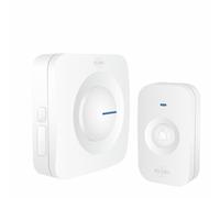 Sonnette de Porte sans Fil ELRO DB3000 - 64 Mélodies - 300m - Blanc