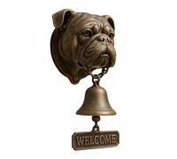 Sonnette de Porte - Sonnette de Porte de Bienvenue en Forme de Chien | Carillon en Résine avec Motifs Animaux | Décoration Murale Convient Pour Entrée Intérieur Porte D'entreprise Intérieure