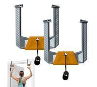 Sonnette de porte | Une méthode d'installation innovante qui ne nécessite pas de perceuse de porte. Divers cadres de portes-Rham-Klink-Confortable Portable Non Antidérapant Équipement compact pour