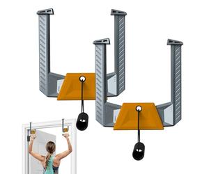 Sonnette de porte | Une méthode d'installation innovante qui ne nécessite pas de perceuse de porte. Divers cadres de portes-Rham-Klink-Confortable Portable Non Antidérapant Équipement compact pour