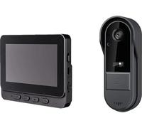 Sonnette de porte vidéo, écran IPS 4,3 pouces, interphone sans fil bidirectionnel, carte Wit 32G