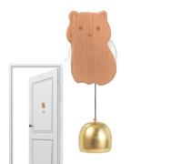 Sonnette de propriétaire de magasin pour ouvrir la porte, sonnette de commerçant pour l'extérieur, sonnette baleine - Ventouse pour l'entrée de porte à la maison, magasin, sonnette d'alarme