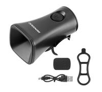 Sonnette de scooter, klaxon électrique - Sonnettes de scooter à haut volume de 120 dB - Équipement d'équitation de cloche de chargement USB d'avertissement, équipement d'équitation étanche pour