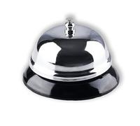 Sonnette de table en métal brillant pour hôtel réception, restaurant