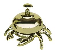 Sonnette de table maritime crabe en laiton