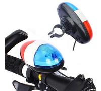 Sonnette De Vélo À 6 Led, 4 Tons, Sonnette De Voiture, Lumière De Police, Sirène Électronique Pour Enfants, Vélo, Scooter, Accessoires De Lampe De Cyclisme