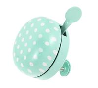 Sonnette de Vélo à Pois Vert, Style Vintage pour Garçon et Filles, Fer | Installation Facile, Réglable et Compatible Plupart des Vélos, Usage Campus et Quartier