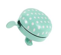Sonnette de Vélo à Pois Verte en Fer pour Garçon et Filles et Adultes | Son Clair et Net, Installation Facile, Réglable, pour Quartier et Campus, Style Mignon Vintage