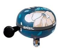 Basil Big Bell Magnolia Sonnette de vélo Femme, Black, 80 mm