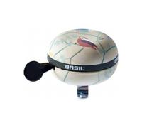 Sonnette de velo basil wanderlust 80 mm blanc casse