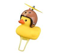 Sonnette De Vélo en Forme De Canard en Caoutchouc - Rétroviseur Réfléchissant, Coupe-Vent, Sonnette De Vélo À Lumière LED Jaune pour | Be-LL Forte Sonnerie Sonore Claire Et pour Adultes