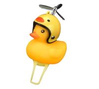 Sonnette De Vélo en Forme De Canard en Caoutchouc - Rétroviseur Réfléchissant, Coupe-Vent, Sonnette De Vélo À Lumière LED Jaune pour | Be-LL Forte Sonnerie Sonore Claire Et pour Adultes