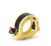 Sonnette de vélo en forme de Q 100 dB - jaune