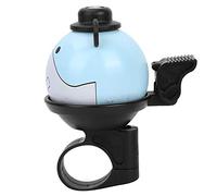 Sonnette de Vélo pour Enfants, Klaxon de Vélo pour Enfants, Cloche de Vélo pour Enfants, Conception de Rainure Antidérapante, Bleu, Forme de Dessin animé Mignon, Cyclisme en