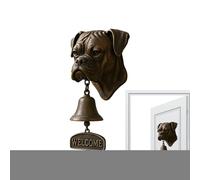 Sonnette d'extérieur | Sonnette décorative en forme de tête de chien | Décoration de pour les bâtiments historiques des appartements et jardins