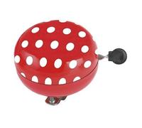 Sonnette Ding Dong-80mm Rouge à pois blancs