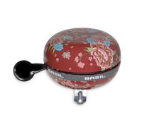 Sonnette Ding-Dong Basil Bloom 80Mm Rouge Floral 2074013100 BASIL Vélo