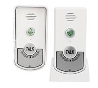 Sonnette d'interphone sans fil - 1000m - Alimentation sans fil - ABS - IP54