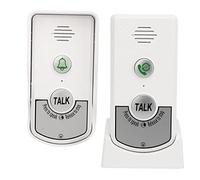 Sonnette D'Interphone sans Fil, Interphone Domestique Bidirectionnel étanche avec Portée de 1000 M et Batterie Rechargeable, Sonnettes électroniques pour la Maison, Le Bureau