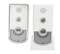 Sonnette d'interphone sans fil - SALUTUYA - 1000m - Alimentation sans fil - ABS - IP54