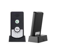 Sonnette D'interphone Vocal à 2 Voies pour la Maison, Sonnette D'interphone sans Fil Bidirectionnelle pour Système D'interphone Intérieur et Extérieur, Amélioration de la sécurité