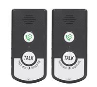 Sonnette D'Interphone Vocal, Sonnette D'Interphone sans Fil, Interphone Vocal sans Fil, Sonnette de Conversation Intelligente à 2 Voies pour les Soignants âgés et les Personnes