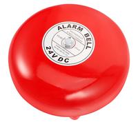 Sonnette Électrique 24v en Fer, Cloche D’Alarme Industrielle Rouge | Ringing Bell à Percussion, Usage Industriel et Urgence, Installation Facile, Grosse Fiabilité, Solide