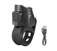 Sonnette électrique USB RyI73, pour vélo de route, VTT, voiture pour enfant, noire, taille unique