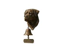 Sonnette en Fonte Sonnette rétro for Chien, Bienvenue, Carlin, Labrador, Pitbull, Bouledogue, Saint, décoration de la Maison(A12)