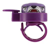 Sonnette enfant Crazy Safety Leopard Violet