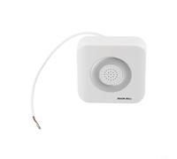 Sonnette filaire DC 12 V pour contrôle d'accès - Carillon électronique Ding-Dong à quatre fils, boîtier en ABS, 85 × 85 × 24 mm, sonnette blanche à montage sur panneau pour Ho